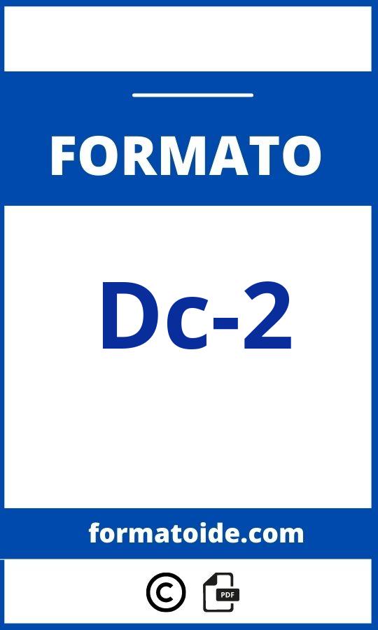 Formato Dc-2