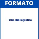 Formato De Ficha Bibliográfica