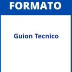 Formato De Guion Tecnico