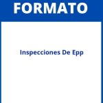 Formato De Inspecciones De Epp