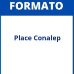 Formato De Place Conalep