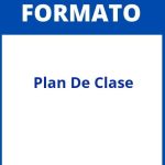 Formato De Plan De Clase