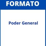 Formato De Poder General