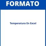 Formato De Temperatura En Excel