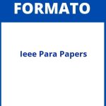 Formato Ieee Para Papers