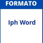 Formato Iph Word 2018