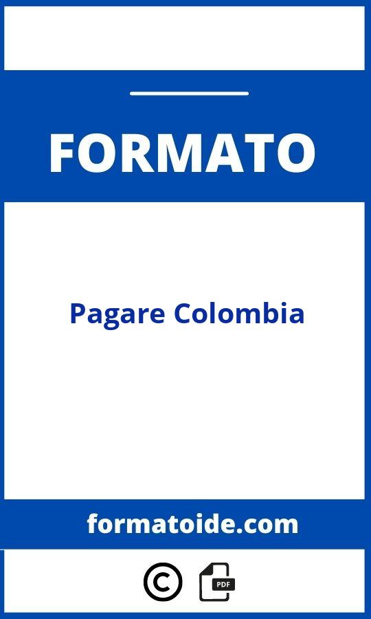 Formato Pagare Colombia 2018