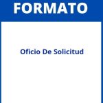 Formato Para Oficio De Solicitud